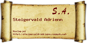 Steigervald Adrienn névjegykártya