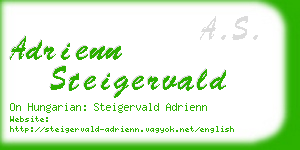 adrienn steigervald business card